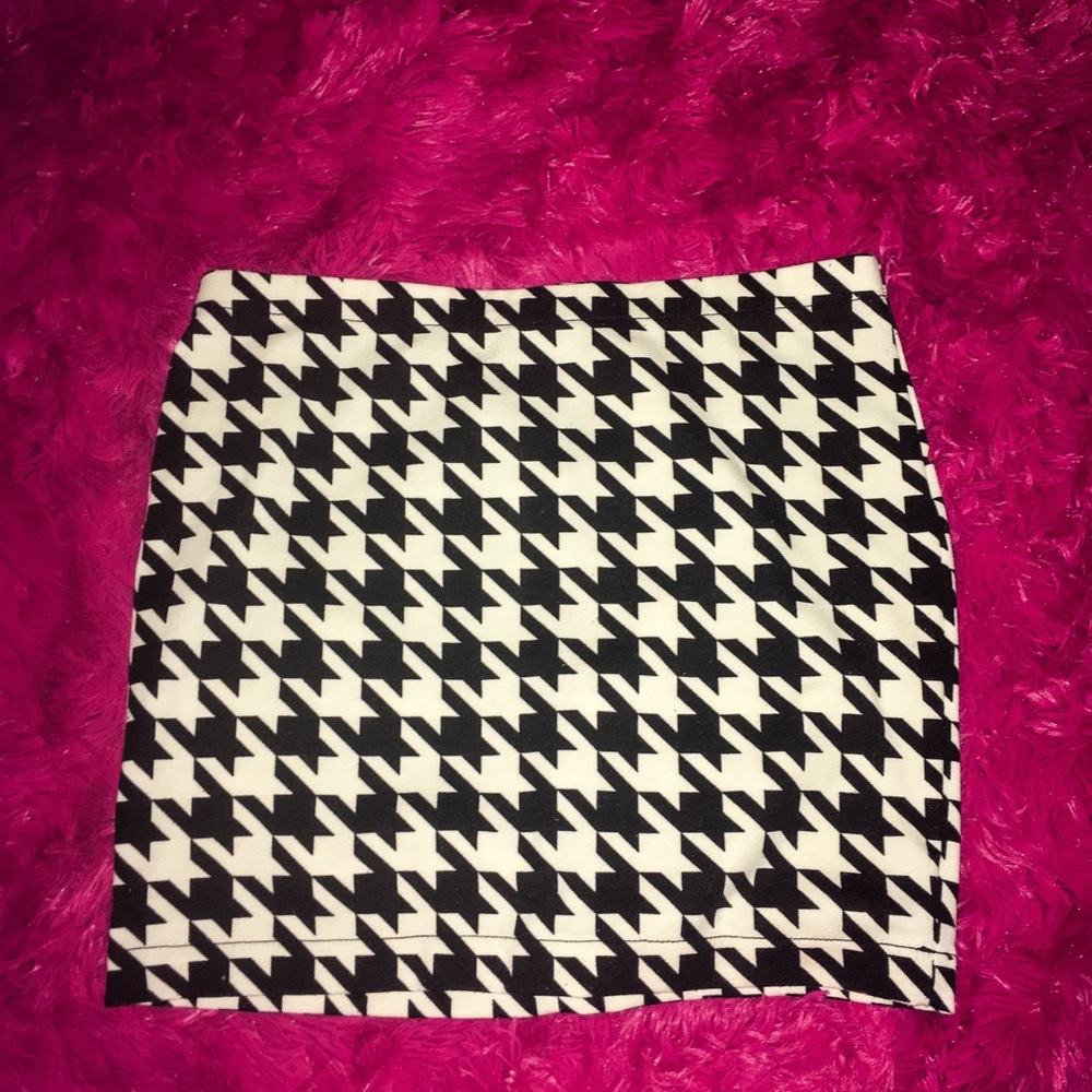 Black and white skirt